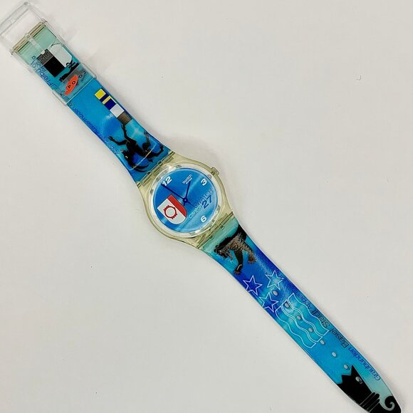 Limited Edition Designer Swatch Collection of 4 "27 Canton" Watches GZ172 GZ173 - Picture 6 of 13